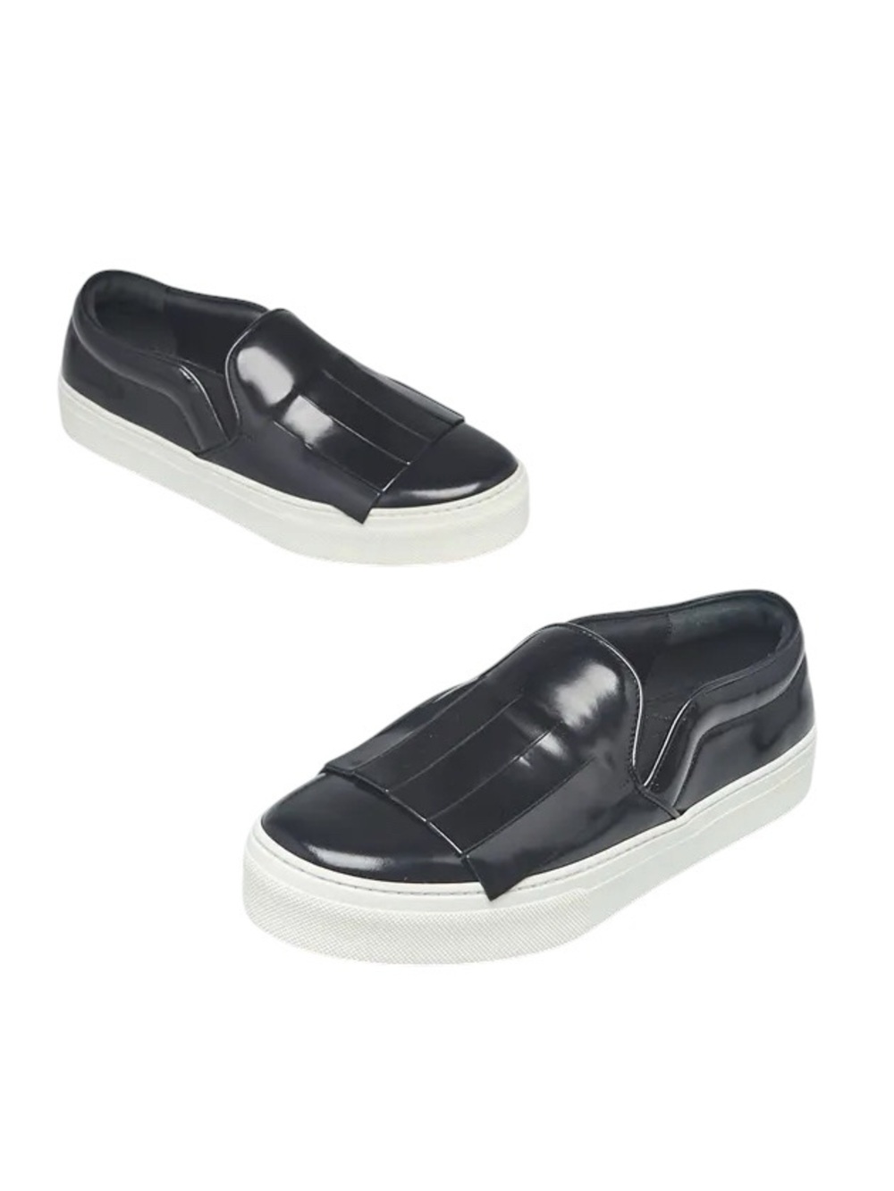 Celine Slip-On Leather Sneakers